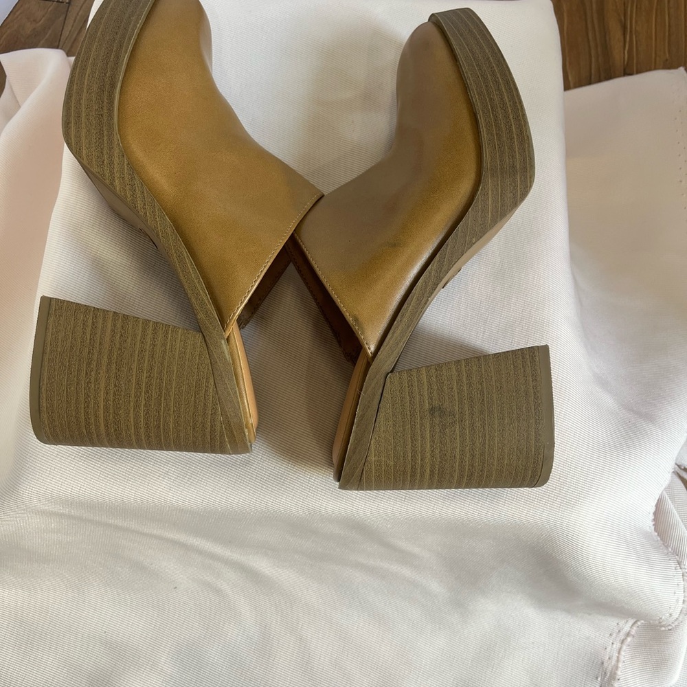 Universal Thread Brown Leather Mules - image 9